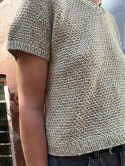 Dahlia v-neck top by Önling, knitting pattern Knitting patterns Önling - Katrine Hannibal 