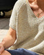 Dahlia v-neck top Önling, No 21 knitting kit