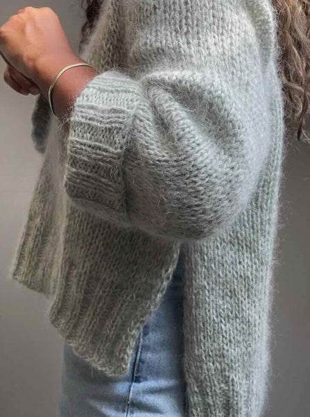 Mohair Sweater Knitted Sweatshirt For Women Mohair Knitting