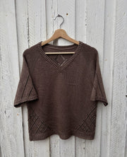 Diamond line tee v - neck by Siersknit, knitting kit in Önling No 14