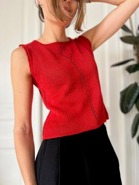 Diamond line top by Siersknit, knitting kit in Önling No 21