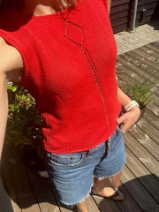 Diamond line top by Siersknit, knitting kit in Önling No 21