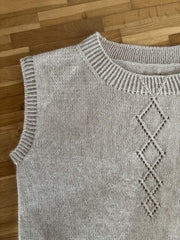 Diamond Line Vest by Siersknit, knitting pattern