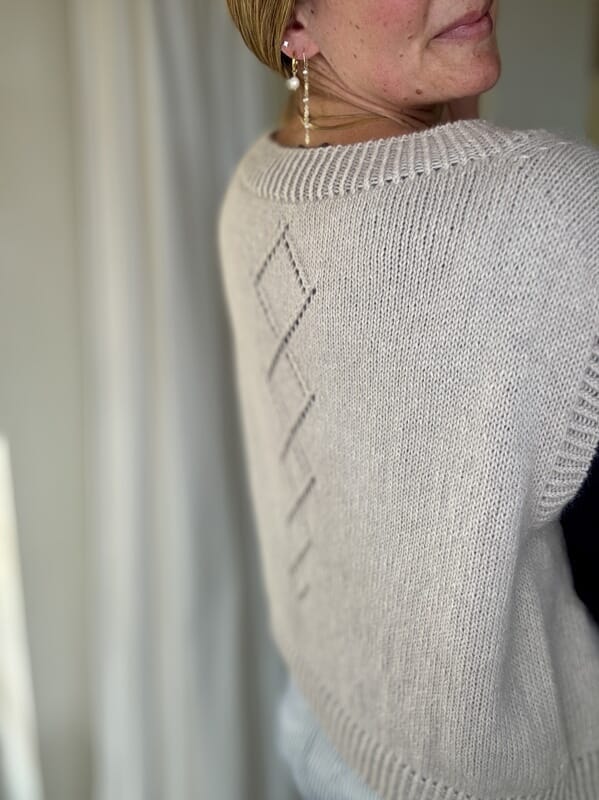 Diamond Line Vest by Siersknit, knitting pattern
