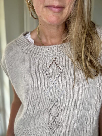 Diamond Line Vest by Siersknit, knitting pattern