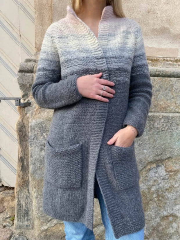 Dip dye cardigan by Önling, knitting pattern