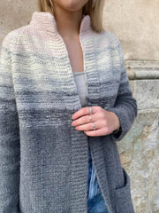 Dip dye cardigan by Önling, No 2 knitting kit