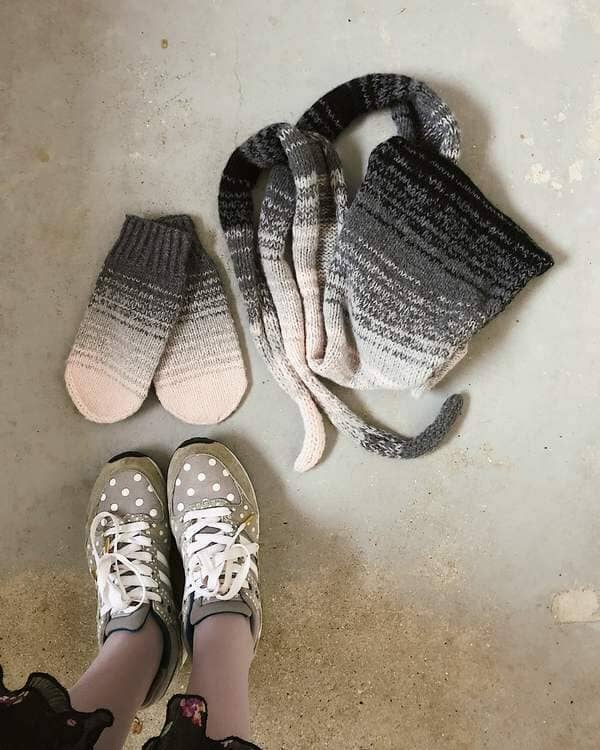 Dip Dye mittens by Önling, knitting pattern