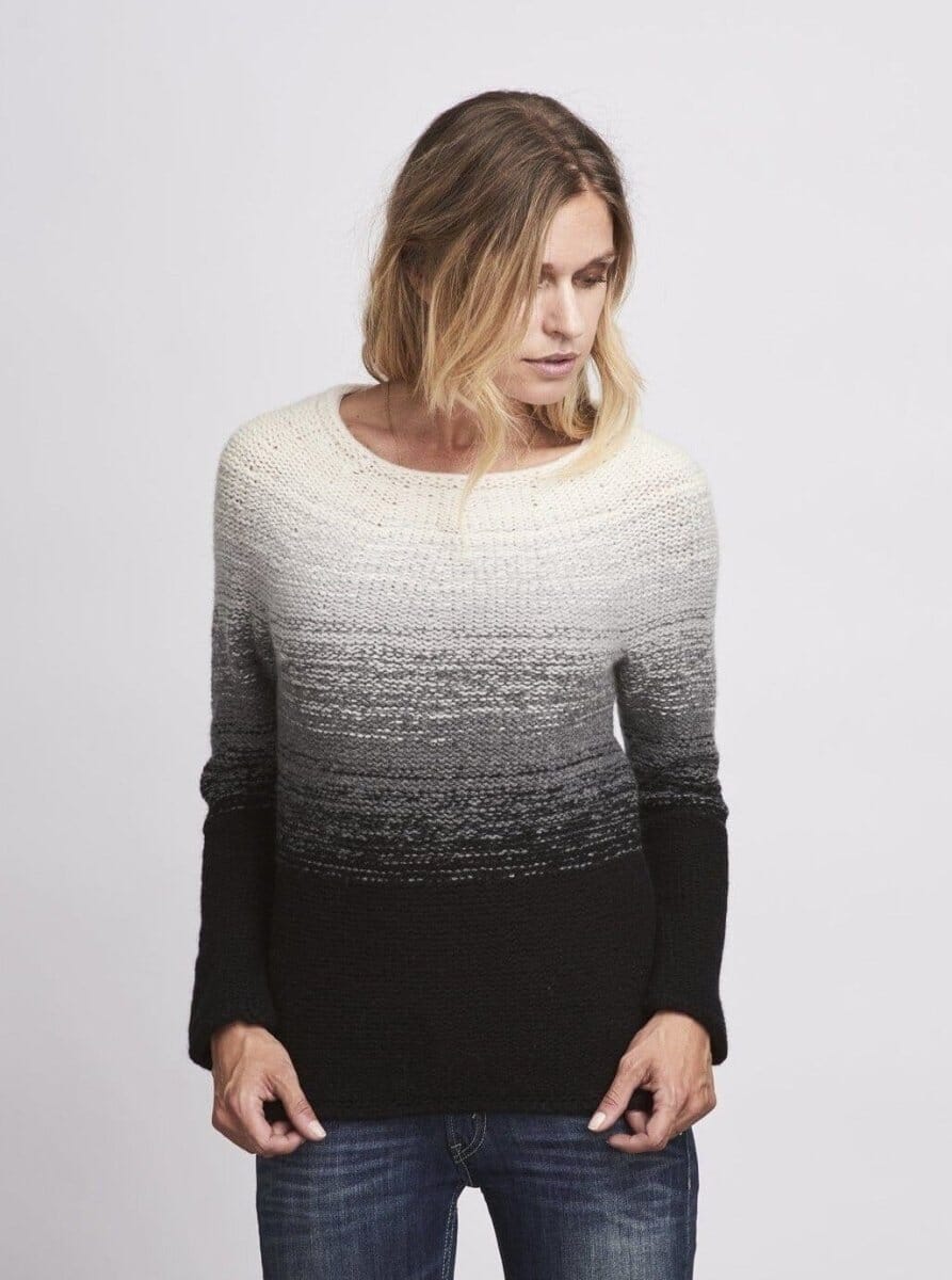 Dip dye sweater by Önling, No knitting kit