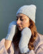Dug hat & mittens by Önling, No 4 + silk mohair knitting kit
