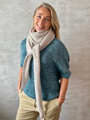 Easy Peasy Asymmetric scarf from Önling, knitting pattern Knitting patterns Önling