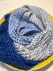 Easy Peasy Felicity Scarf by Önling, No 4 + silk mohair knitting kit