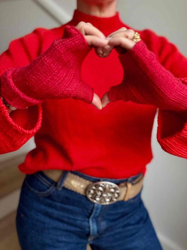 Easy Peasy Iben Wrist Warmers, knitting pattern