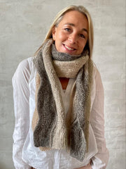 Easy Peasy 'Øguf' scarf, knitting pattern by Bettina Birch and Katrine Hannibal for Önling Knitting patterns Önling - Katrine Hannibal