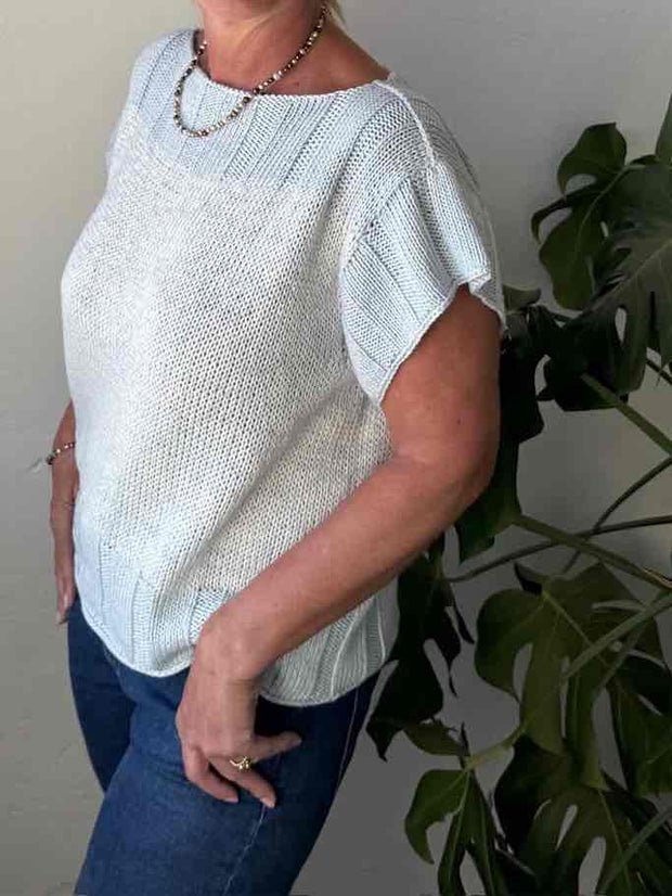 Easy Peasy Rose tee, No 21 + 14 knitting kit