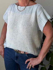 Easy Peasy Rose tee, No 21 + 14 knitting kit