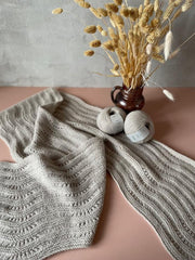 Easy Peasy scarf 'Øguf' flatlay, No 1 knitting kit Knitting kits Önling - Katrine Hannibal