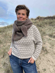 Easy Peasy triangular shawl by Önling, knitting pattern Knitting patterns Önling