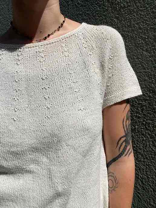 Edith summer top by Önling, No 14 knitting kit Knitting kits Önling - Katrine Hannibal