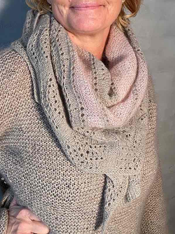 Elinore shawl by Inge - Lis Holst for Önling, knitting pattern