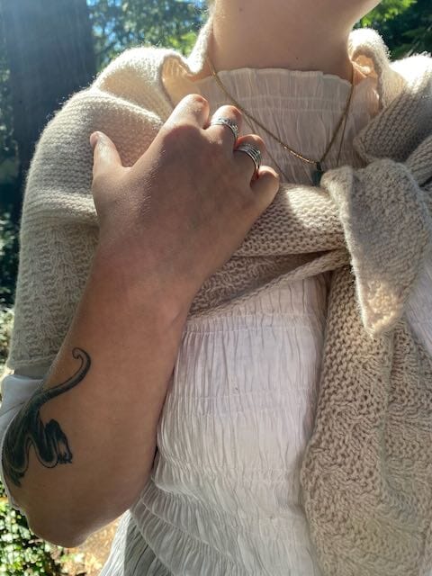 Elisabeth shawl by Inge - Lis Holst, No 4 knitting kit