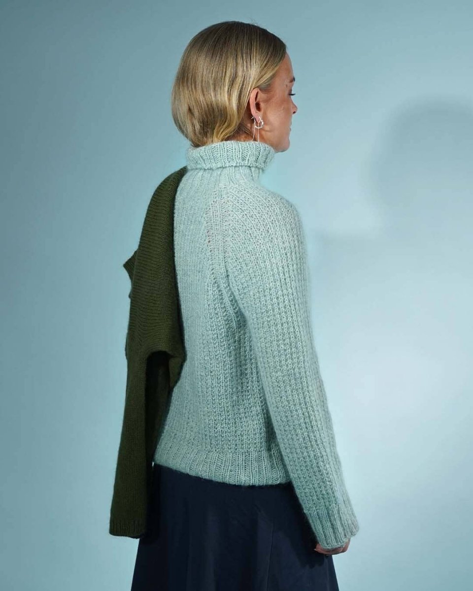 ebure エブール Ron Herman別注 Sequins Alpaca Lilian Knit Pullover ニットセーター 4010800483 グレー ebure エブール Ron Herman別注 Sequins Alpaca Lilian Knit Pullover