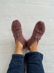 Ellinor cozy slippers by Önling, No 18 + Silk mohair knitting kit