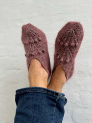 Ellinor cozy slippers by Önling, No 18 + Silk mohair knitting kit