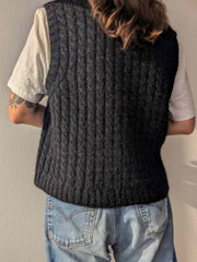 Elsi Vest by Milena Pauliina, No 20 + silk mohair yarn kit (excl pattern)