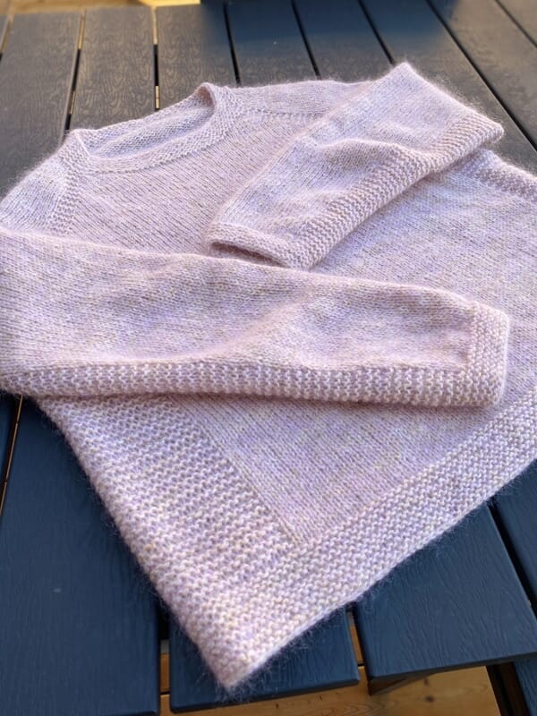 Esmeralda Sweater by Katrine Hannibal, No 20 + Silk mohair knitting kit