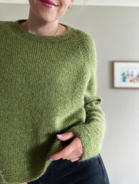 Esmeralda Sweater by Katrine Hannibal, No 20 + Silk mohair knitting kit Knitting kits Önling - Katrine Hannibal