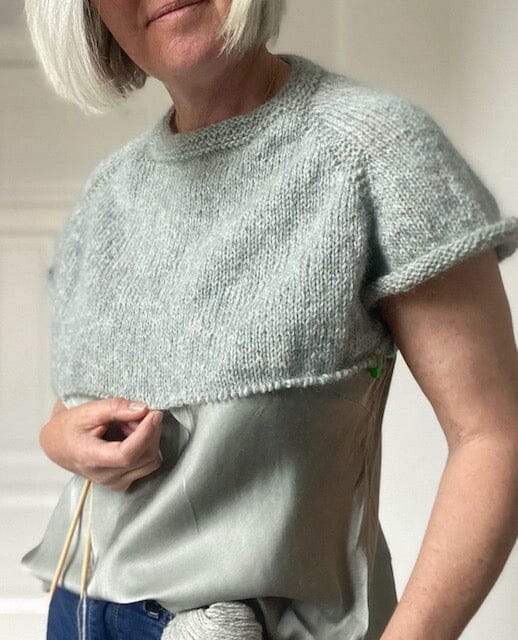 Esmeralda Sweater by Katrine Hannibal, No 20 + Silk mohair knitting kit Knitting kits Önling - Katrine Hannibal