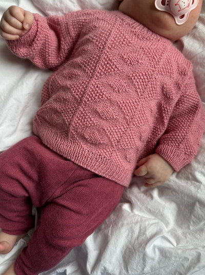 Esther sweater baby by PetiteKnit, No 11 yarn kit (excl pattern) Knitting kits PetiteKnit 