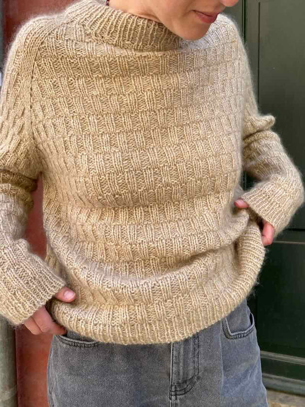 Esther sweater by Önling, No 20 + silk mohair knitting kit Knitting kits Önling - Katrine Hannibal 