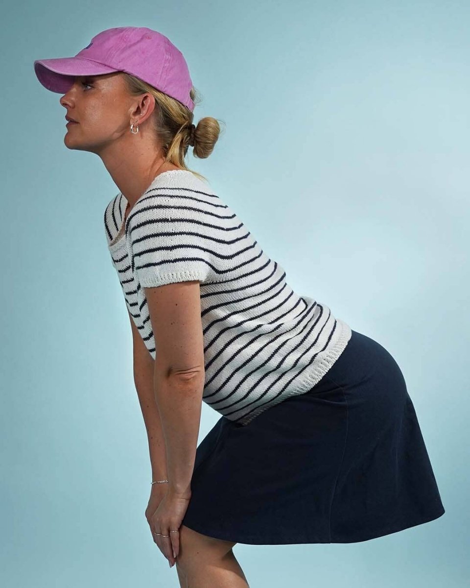 Esther's Striped Summer Top, knitting pattern