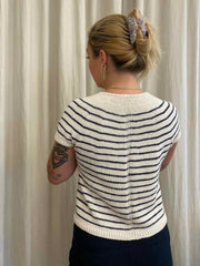 Esther's Striped Summer Top by Önling, knitting pattern Knitting patterns Önling - Katrine Hannibal