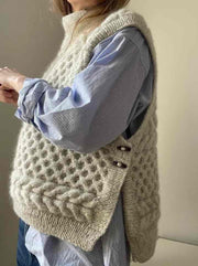 Eurus slipover by Aegyo Knit, No 1 + Silk Mohair yarn kit (excl pattern) Knitting kits Aegyo Knit