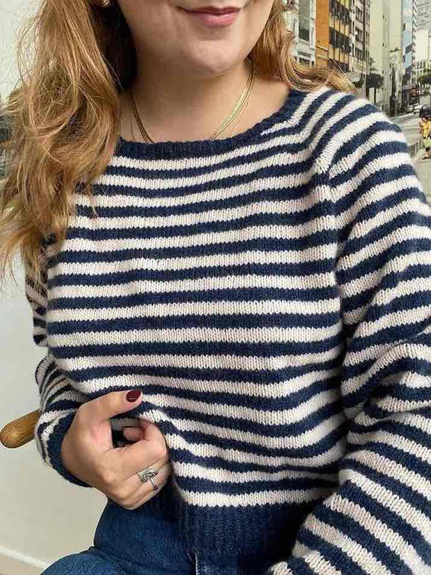 Eva Tee long sleeves, No 2 knitting kit