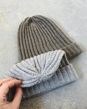 Advent 2018 hat, 2 hats with beautiful decreases at the top