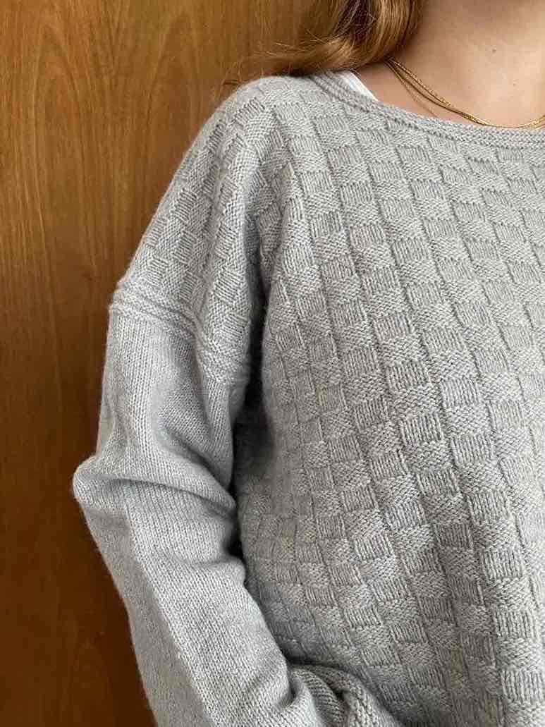 Exit sweater | Square Pattern | Hanne Falkenberg