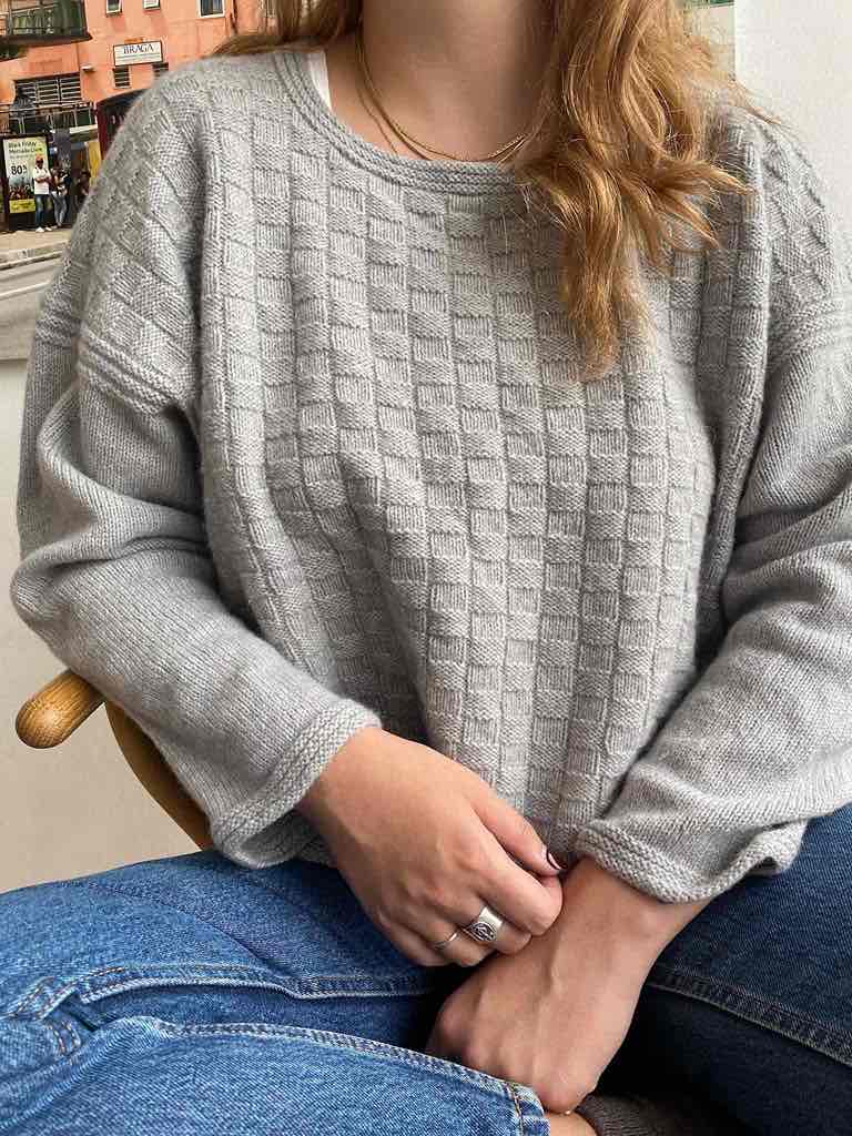 Exit sweater | Square Pattern | Hanne Falkenberg