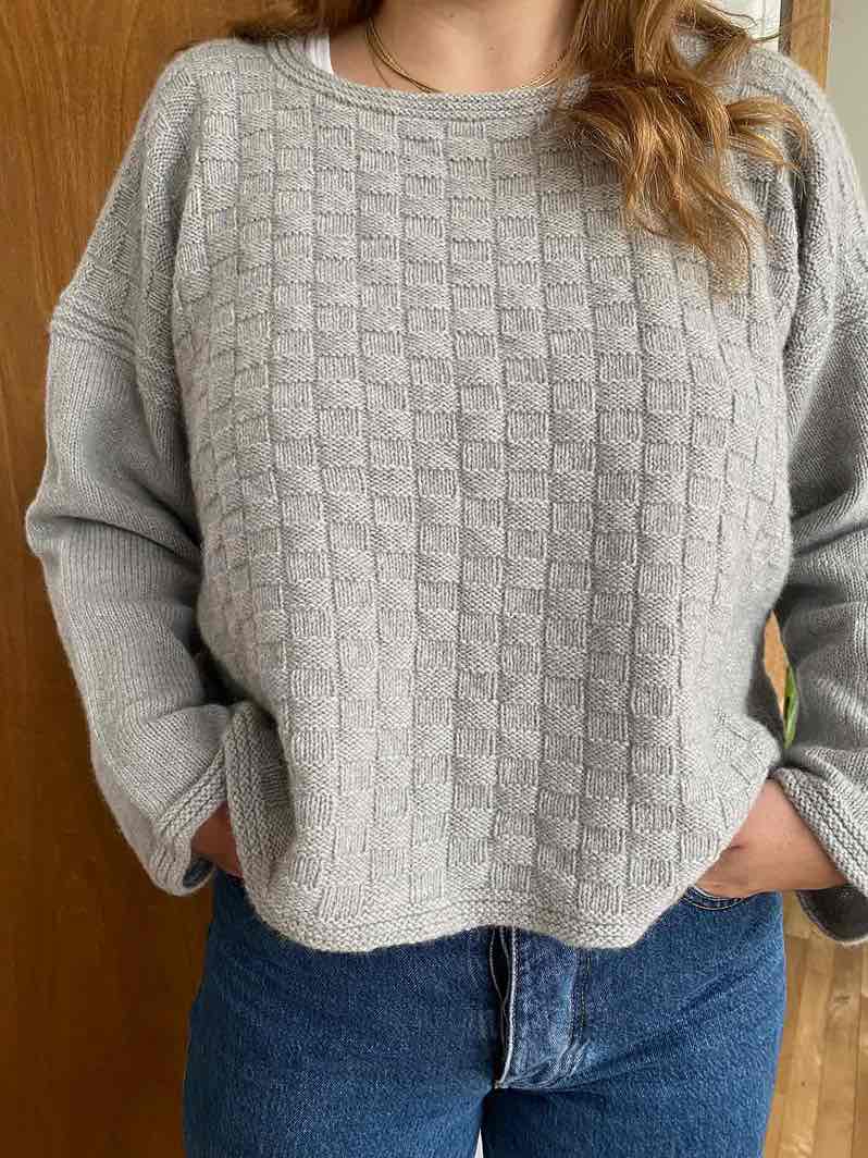 Exit sweater | Square Pattern | Hanne Falkenberg