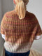 Felicity Blouse multi color (long sleeves), No 4 + silk mohair knitting kit