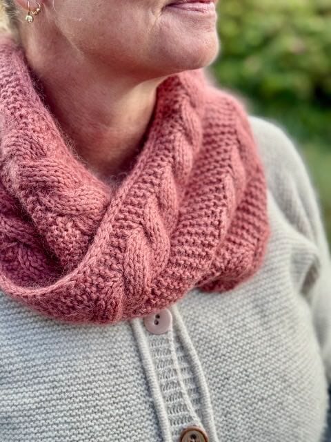 Fifi cowl, Inge - Lis Holst | Bluse rose (116), Dark rose
