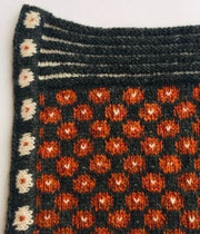 Forget me not shawl, Ruth Sørensen | 97 Cypres, 12 Rust, 90 Oats