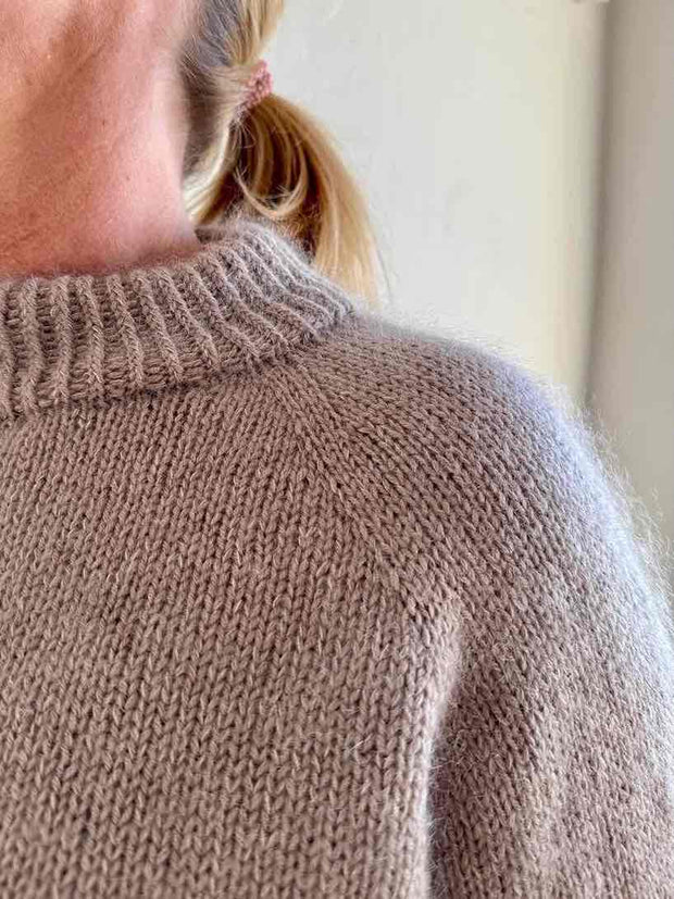 Frederikke sweater, No 4 + silk mohair knitting kit