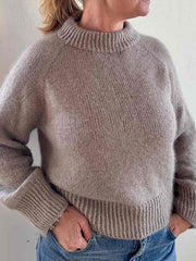 Frederikke sweater, No 4 + silk mohair knitting kit