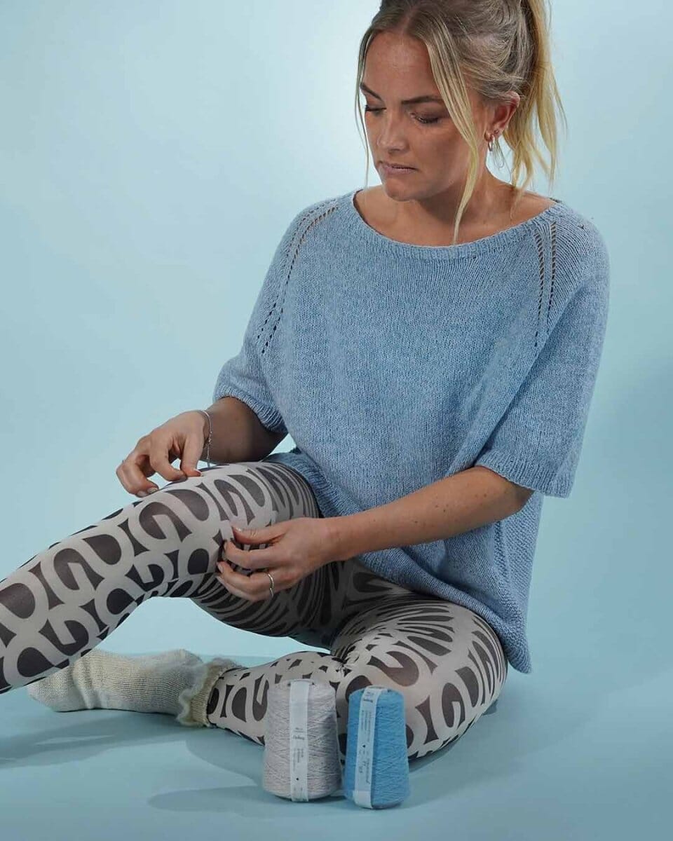 Freja T-Shirt | Nordic easy knit | Versatile T-shirt