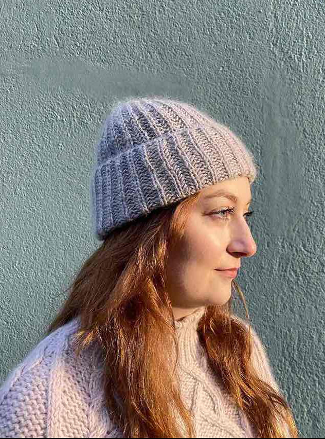 Frida Brioche Hat Classic Design Knitting pattern by Önling