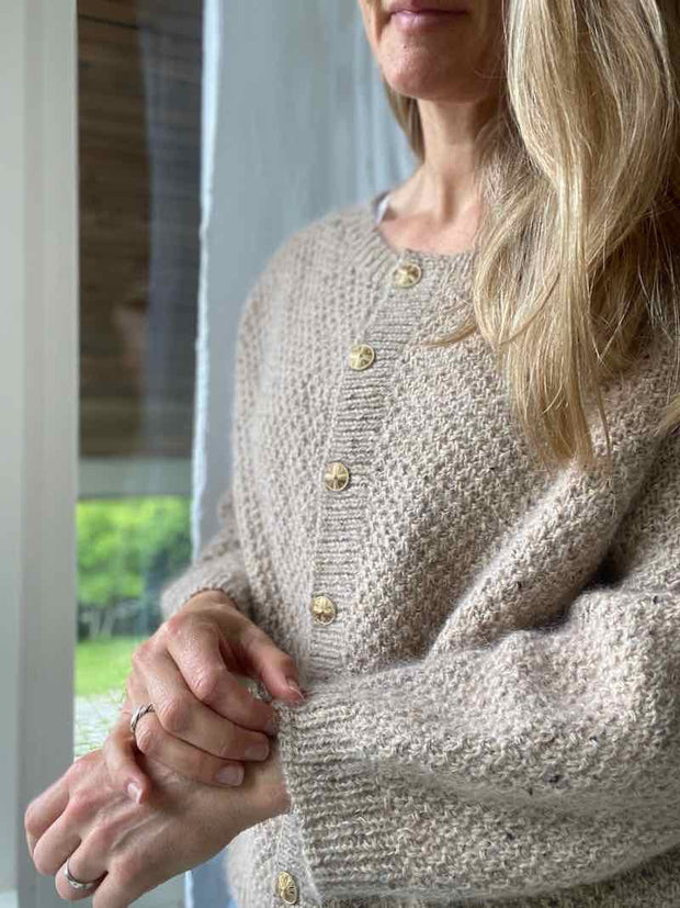 Fungus Cardigan O - Neck by Refined Knitwear, No 20 + Silk mohair knitting kit Knitting kits Önling - Katrine Hannibal